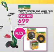 Trimtech 900W Trimmer And Value Pack-Per Pack