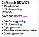 Defy 12 Place Dishwasher DDW176