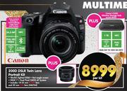 Canon 200D DSLR Twin Lens Portrait Kit-Per Kit