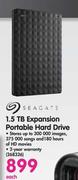 Seagate 1.5TB Expansion Portable Hard Drive