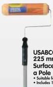 Usabco 225mm General Surface Roller On A Pole-Each