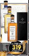 Inverroche Amber, Classic Or Verdant Premium Local Gin-750ml