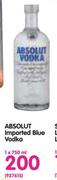 Absolut Imported Blue Vodka-750ml