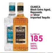 Olmeca Black Extra Aged, Reposado Or Silver Imported Tequilla-750ml