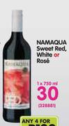 Namaqua Sweet Red, White Or Rose-4 x 750ml