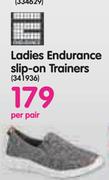 Ladies Endurance Slip-On Trainers-Per Pair