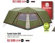 Camp Master 8 Sleeper Family Cabin 820