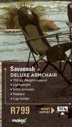 Camp Master Savannah Deluxe Armchair