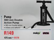 Camp Master 380mm Double Action Pump