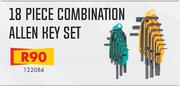 18 Piece Combination Allen Key Set