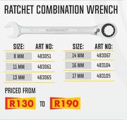 Ratchet Combination Wrench 8mm To 17mm-Each