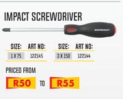 Impact Screwdriver 1x75 To 3x150-Each