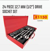 24 Piece 12.7mm (1/2") Drive Socket Set