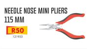 Needle Nose Mini Plier 115mm