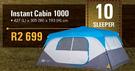 Camp Master Instant Cabin 1000 (427L x 305W x 193H cm)