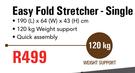 Camp Master Easy Fold Stretcher - Single