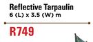 Camp Master Reflective Tarpaulin 6 (L) x 3.5 (W) m