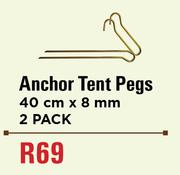Camp Master Anchor Tent Pegs 40cm x 8mm 2 Pack