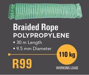 Camp Master Braided Rope Polypropylene (110Kg Working Load)