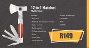 Camp Master 12-In-1 Hatchet Multi-Tool