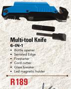 Camp Master Multi-Tool Knife 6-In-1