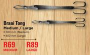 Camp Master Braai Tong Large 600mm