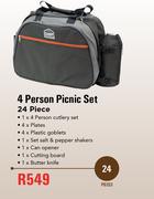Camp Master Picnic Set (24-Piece)
