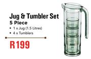 Camp Master Jug & Tumbler Set 5-Piece