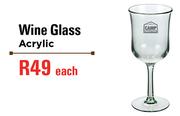 Camp Master Wine Glass Acrylic-Each