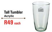 Camp Master Tall Tumbler Acrylic-Each