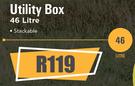 Camp Master Utility Box 46Ltr (Stackable)