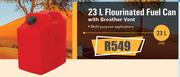 Camp Master 23Ltr Flourinated Fuel Can With Breather Vent 