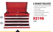 Mastercraft 6 Drawer Toolchest 