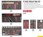 Mastercraft 77 Piece Trolley Tool Set