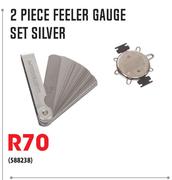 Mastercraft 2 Piece Feeler Gauge Set Silver