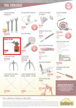 Builders : Mastercraft Tool Catalogue (12 Mar - 5 May 2019), page 8