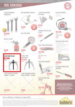 Builders : Mastercraft Tool Catalogue (12 Mar - 5 May 2019), page 8