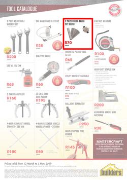 Builders : Mastercraft Tool Catalogue (12 Mar - 5 May 2019), page 8