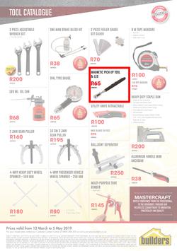 Builders : Mastercraft Tool Catalogue (12 Mar - 5 May 2019), page 8