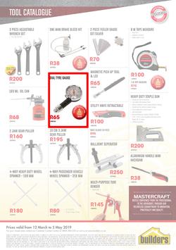 Builders : Mastercraft Tool Catalogue (12 Mar - 5 May 2019), page 8