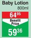 Baby Things Baby Lotion-800ml