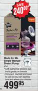 Tommee Tippee Made For Me Single Manual Breast Pump