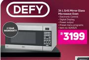 Defy 34L Grill Mirror Glass Microwave Oven