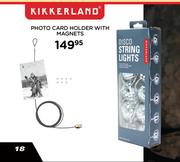 Kikkerland Photo Card Holder With Magnets