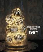 Kikkerland Disco String Lights