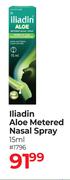 Iliadin Aloe Metered Nasal Spray-15ml