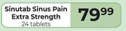 Sinutab Sinus Pain Extra Strength 24 Tablets