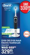 Oral-B D100 Or D150 Adult Electric Toothbrush Assorted-Each