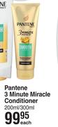 Pantene 3 Minute Miracle Conditioner-200ml/300ml Each
