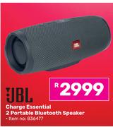 JBL Charge Essential 2 Portable Bluetooth Speaker